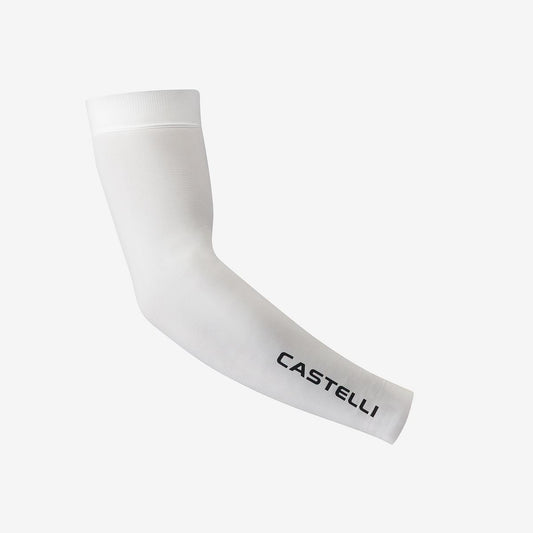 CASTELLI UPF 50 + LIGHT ARM 3 SLEEVES WHITE