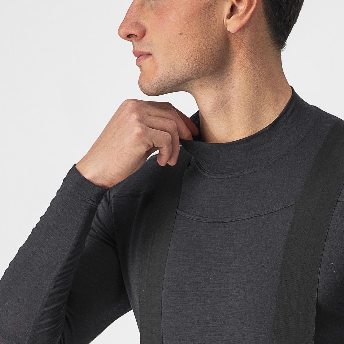 CASTELLI BANDITO WOOL LS BASELAYER BLACK