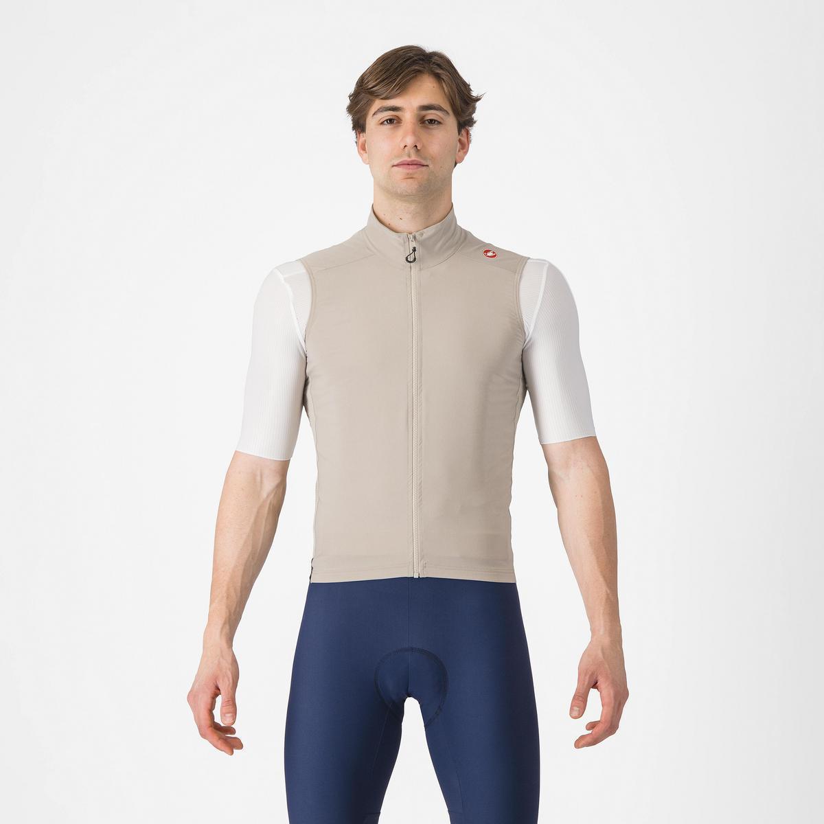 CASTELLI ESPRESSO VEST CLAY/DARK GRAY