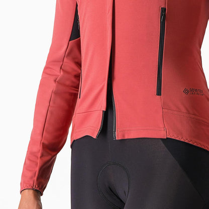 CASTELLI PERFETTO RoS 2 WOMENS JACKET MINERAL RED/SILVER REFLEX