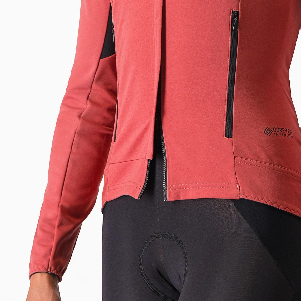 CASTELLI PERFETTO RoS 2 WOMENS JACKET MINERAL RED/SILVER REFLEX
