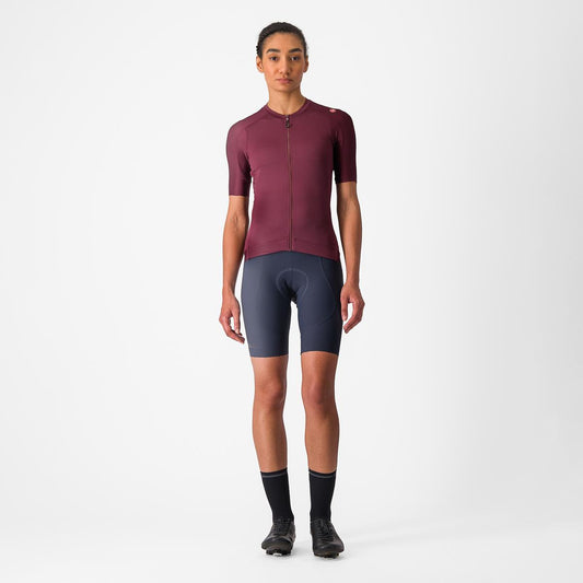 CASTELLI ESPRESSO  W JERSEY DEEP BORDEAUX/DEEP BORDEAUX