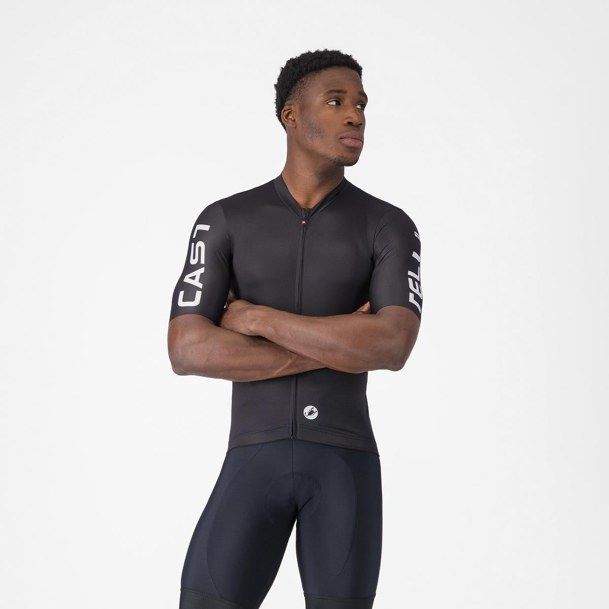 CASTELLI ENTRATA APEX JERSEY BLACK/WHITE
