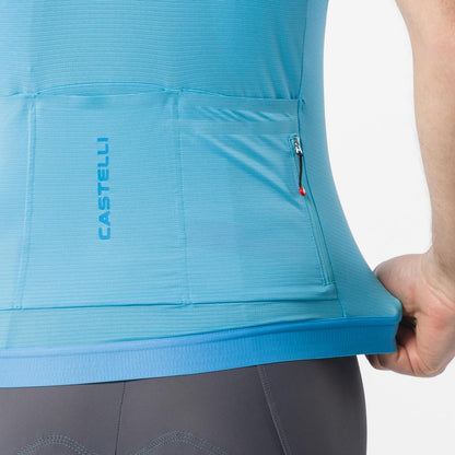 CASTELLI ESPRESSO 2 JERSEY NEON COBALT
