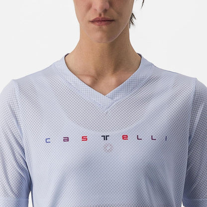 CASTELLI TRAIL TECH 2 W TEE FROSTED LILAC