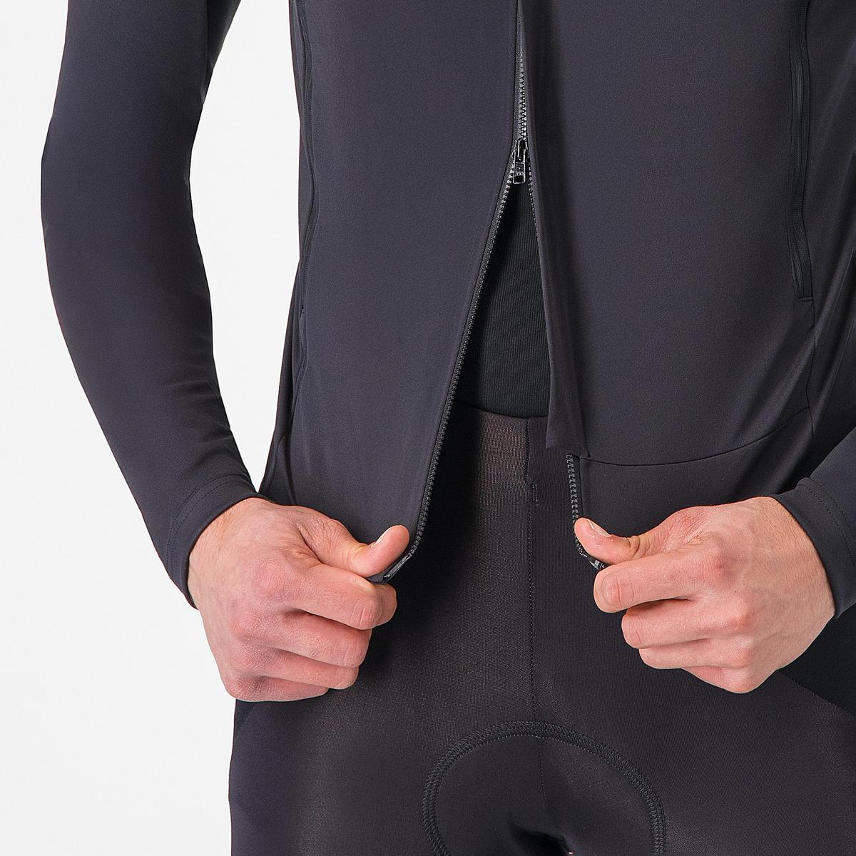 CASTELLI PERFETTO RoS 3 JACKET LIGHT BLACK/SILVER REFLEX