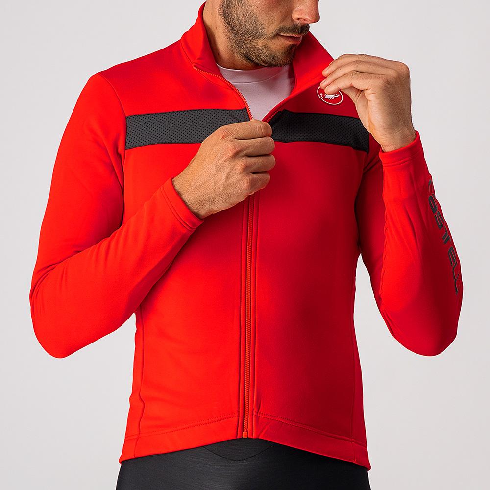 CASTELLI PURO 3 JERSEY RED/BLACK REFLEX