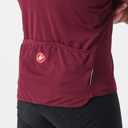 CASTELLI PROLOGO 7 JERSEY BORDEAUX/IVORY-PASSION FRUIT