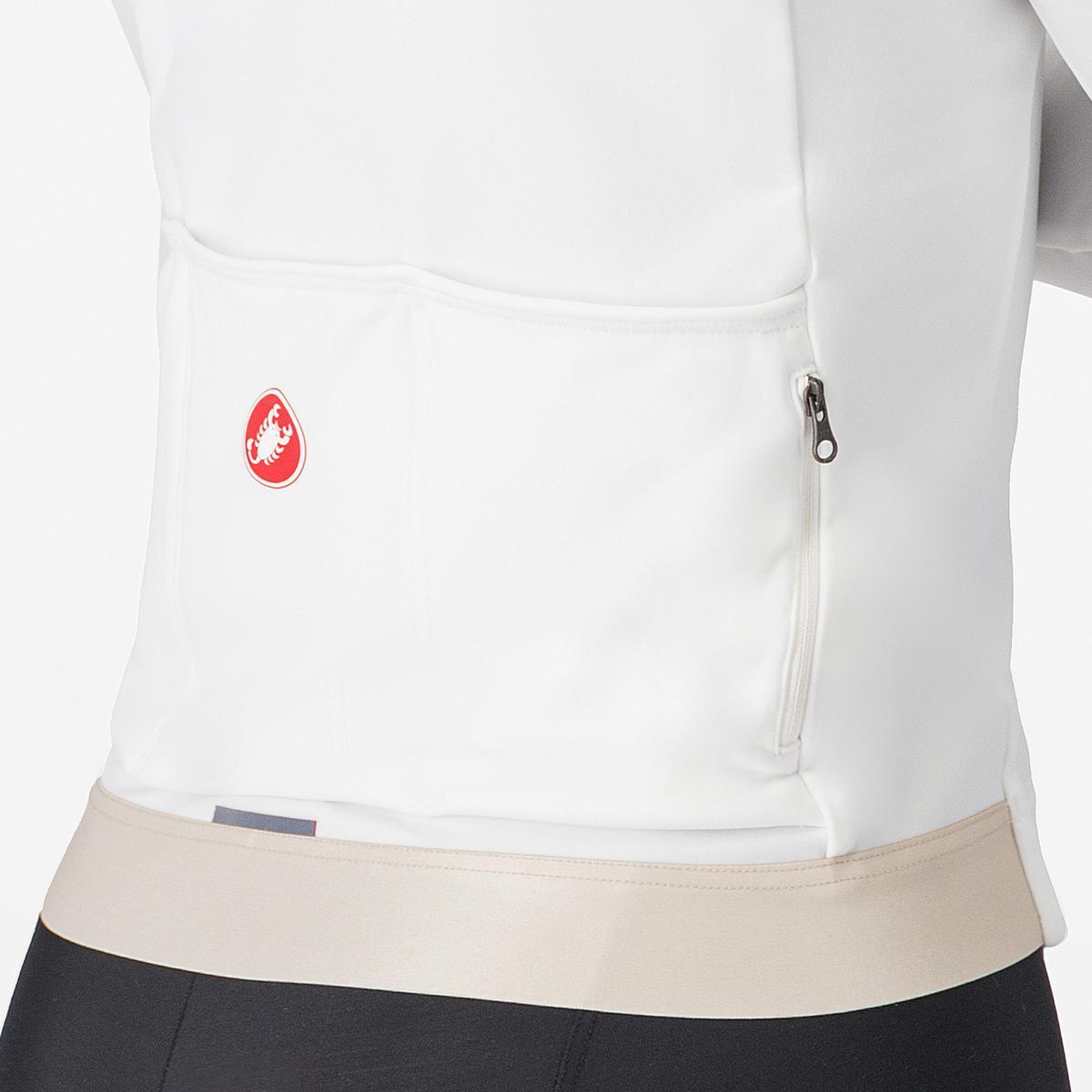 CASTELLI ESPRESSO THERMAL WOMENS JERSEY IVORY/SILVER MOON