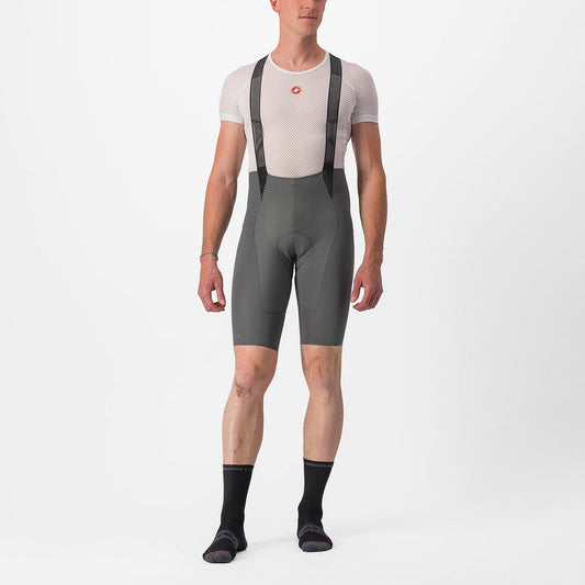 CASTELLI FREE AERO RC BIBSHORT GUNMETAL GRAY