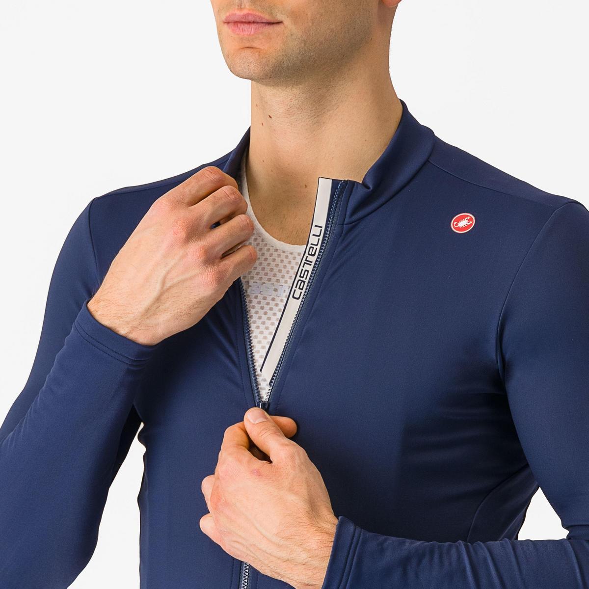 CASTELLI ESPRESSO THERMAL JERSEY BELGIAN BLUE
