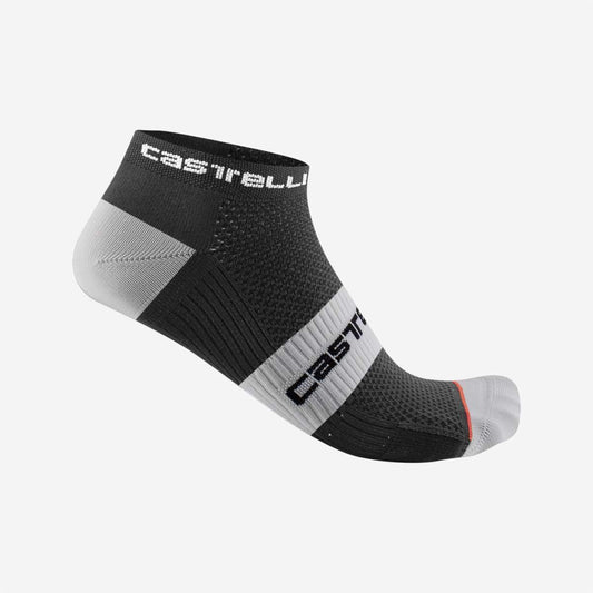 CASTELLI LOWBOY 2 SOCK BLACK WHITE