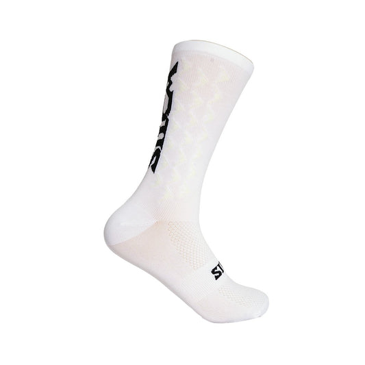 SILCA EVERYDAY AERO TALL SOCK WHITE W/LOGO