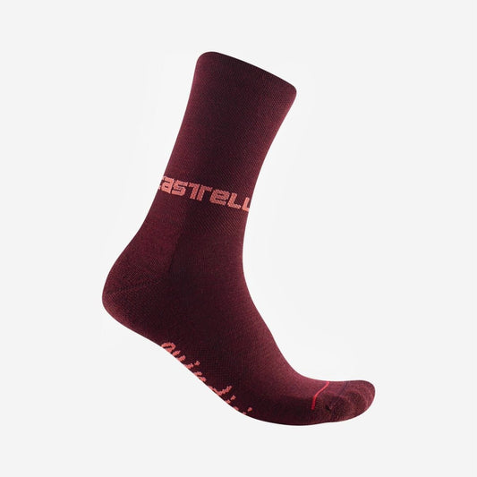 CASTELLI QUINDICI SOFT MERINO WOMEN'S SOCK BORDEAUX