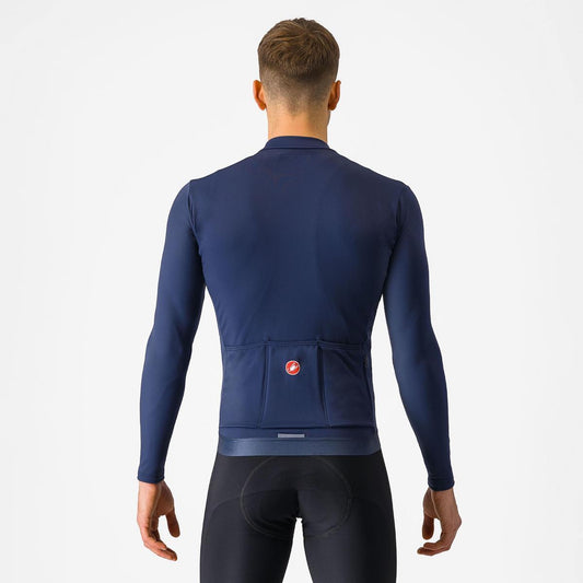 CASTELLI ESPRESSO THERMAL JERSEY BELGIAN BLUE
