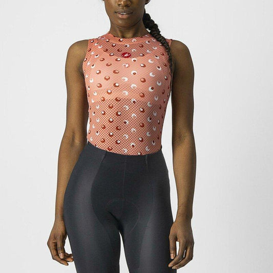 CASTELLI PRO MESH 3 W SLEEVELESS BLUSH S