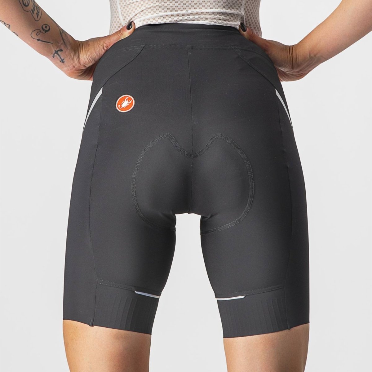 CASTELLI VELOCISSIMA 3 SHORT BLACK/SILVER