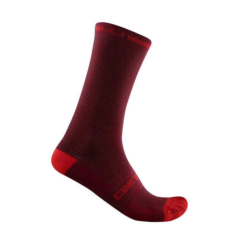 CASTELLI SUPERLEGGERA T 18 SOCK BORDEAUX