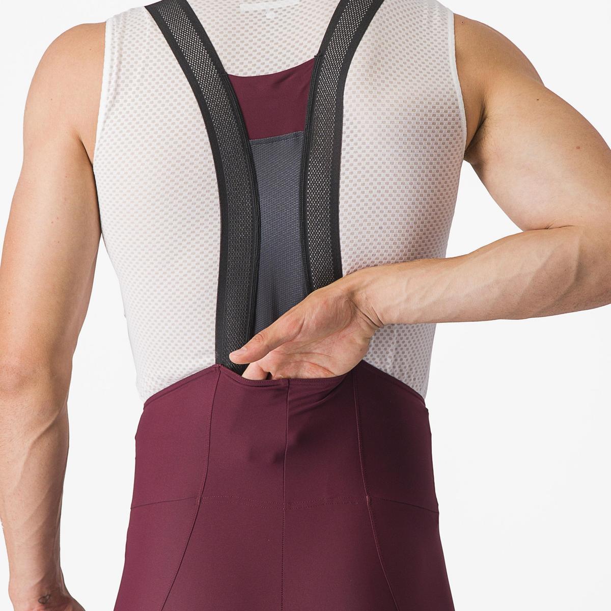 CASTELLI ESPRESSO BIBSHORT DEEP BORDEAUX