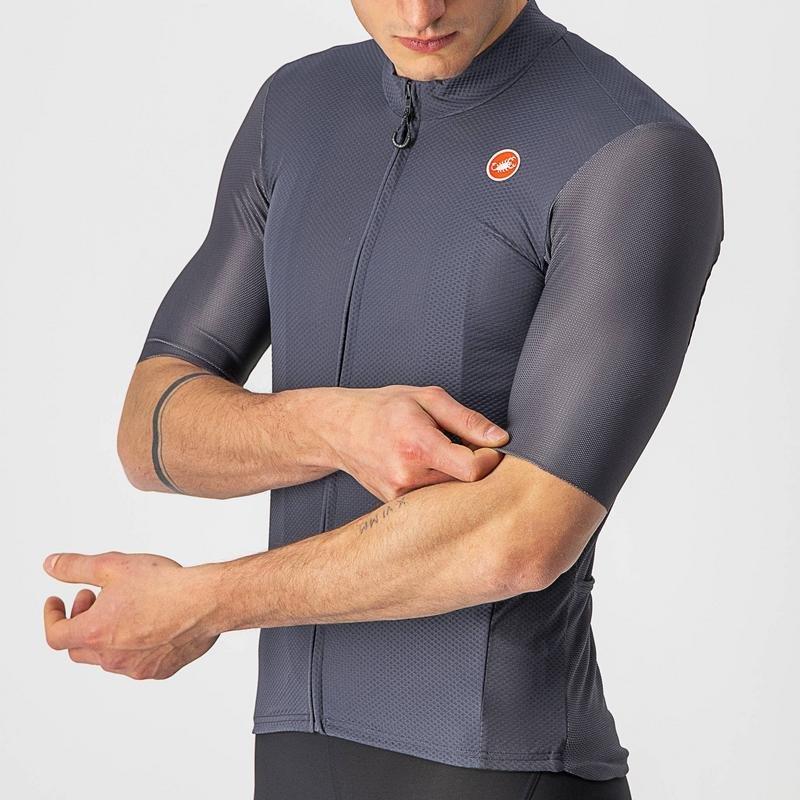 CASTELLI ENDURANCE ELITE JERSEY DARK GREY