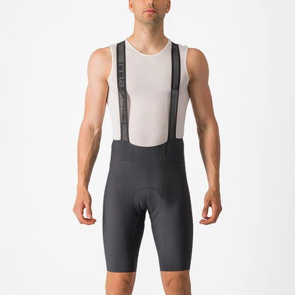 CASTELLI ESPRESSO BIBSHORT DARK GRAY