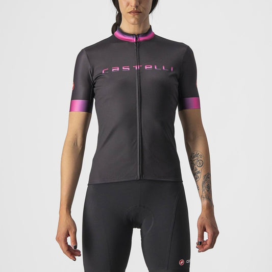 CASTELLI GRADIENT JERSEY LIGHT BLACK