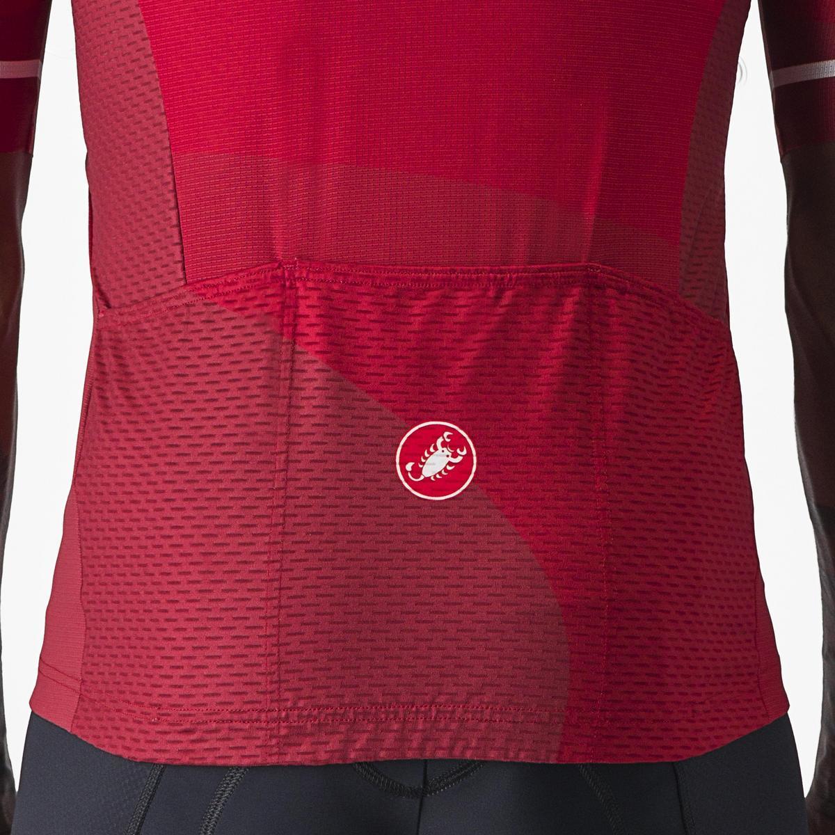 CASTELLI ORIZZONTE JERSEY RICH RED/RED-WHITE