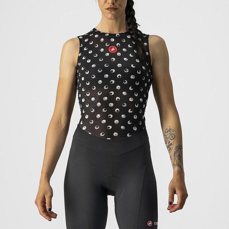 CASTELLI PRO MESH 3 W SLEEVELESS LIGHT BLACK