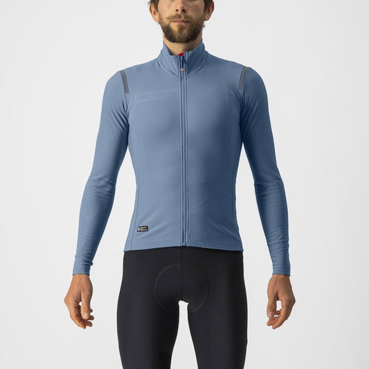 CASTELLI TUTTO NANO RoS JERSEY STEEL BLUE