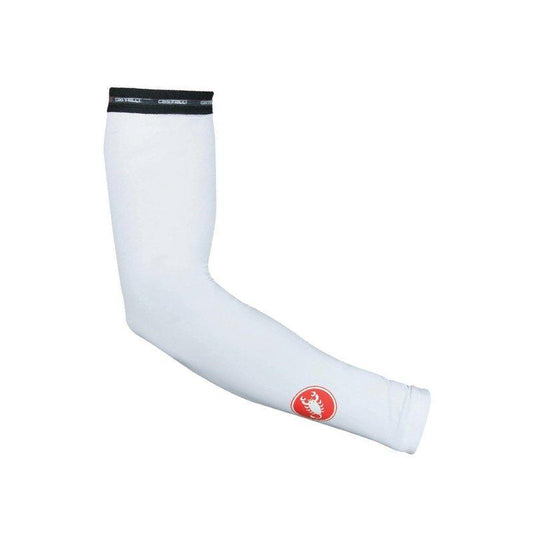 CASTELLI UPF 50 + LIGHT ARM SLEEVES WHITE