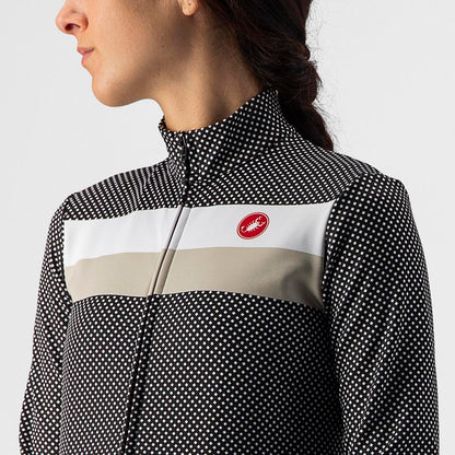 CASTELLI VOLARE LS JERSEY BLACK/WHITE-CHALK