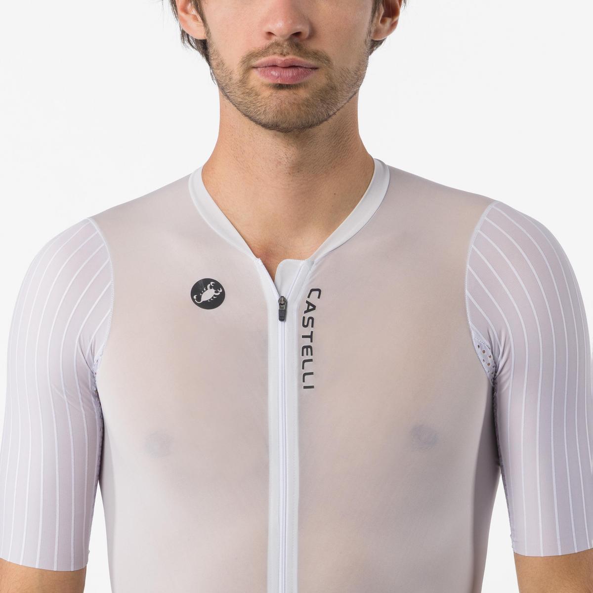 CASTELLI PR 3 SPEED SUIT WHITE/BLACK