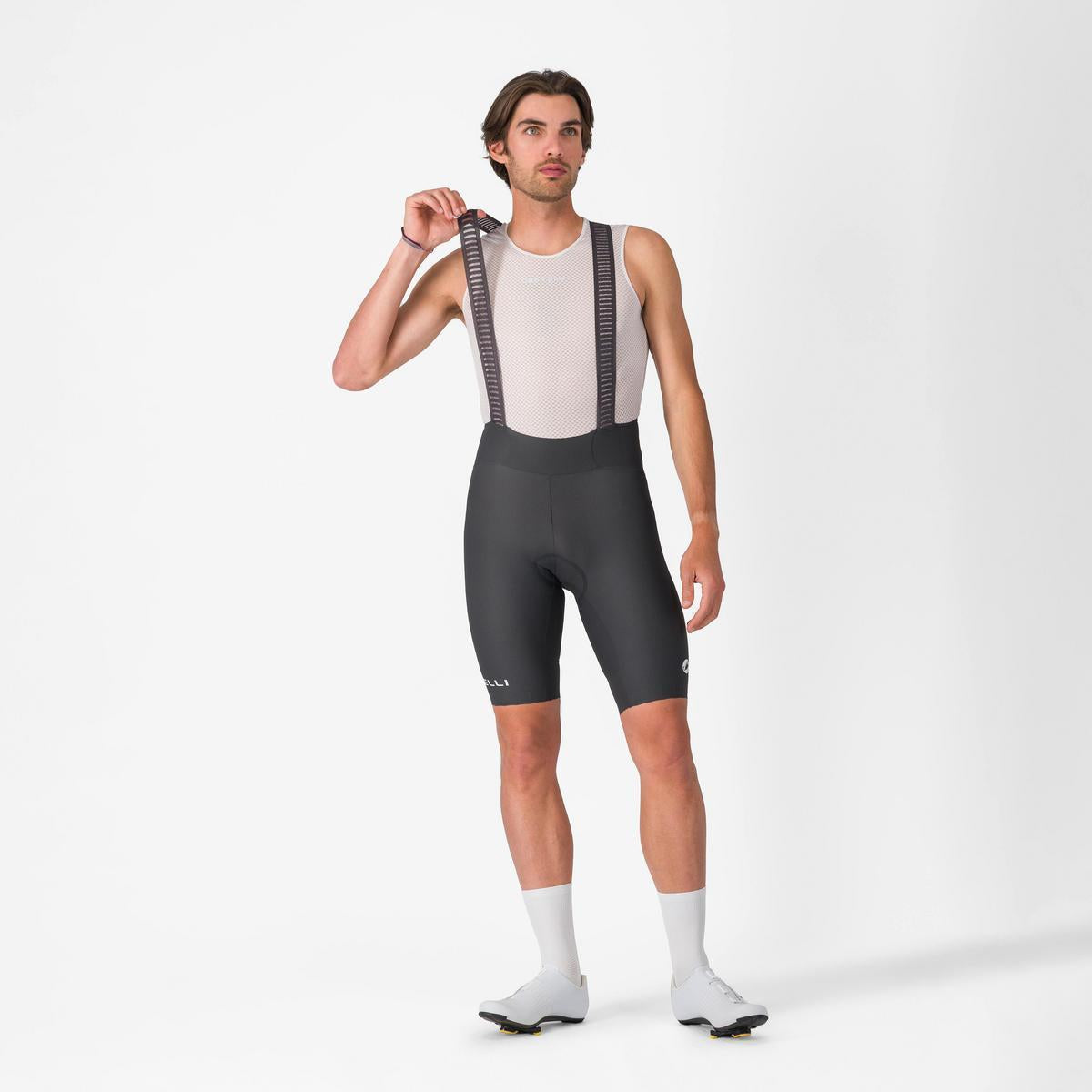 CASTELLI ESPRESSO 2 BIBSHORT DARK GRAY