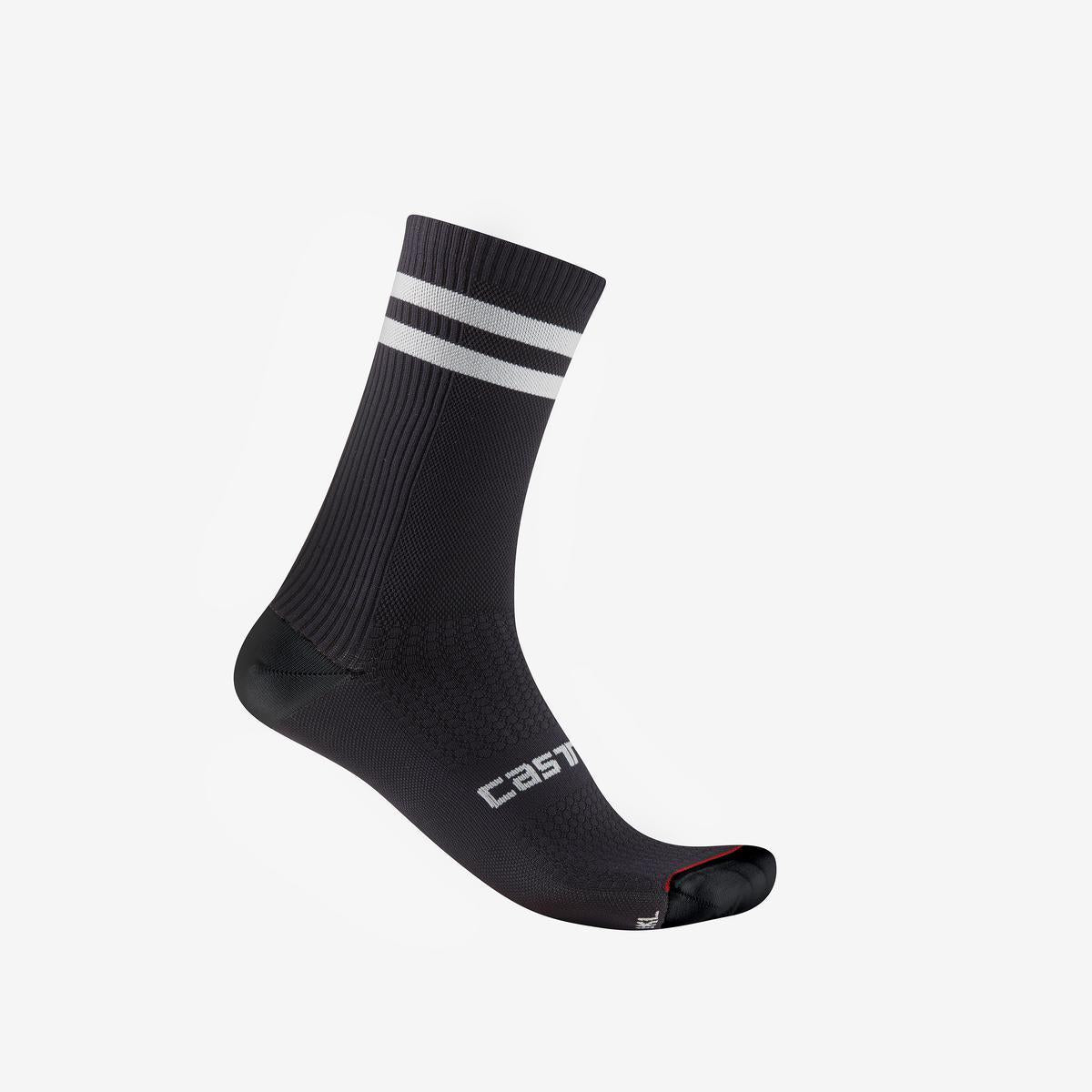 CASTELLI ORIGINALE 18 SOCK BLACK/WHITE
