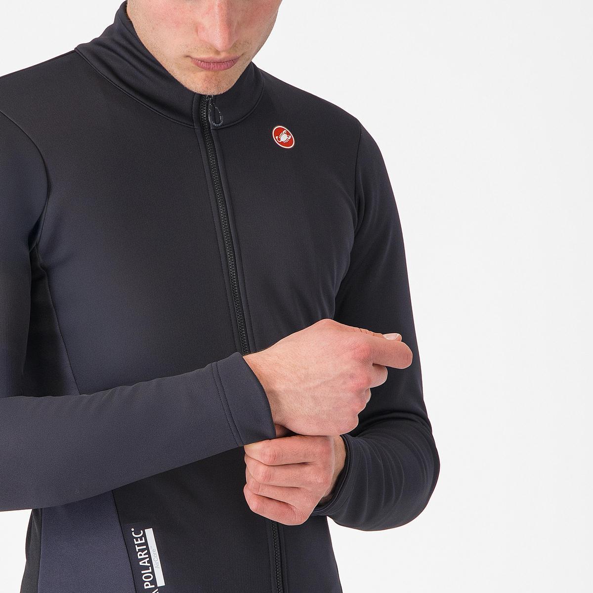 CASTELLI ENTRATA 2 JACKET LIGHT BLACK/DARK GRAY