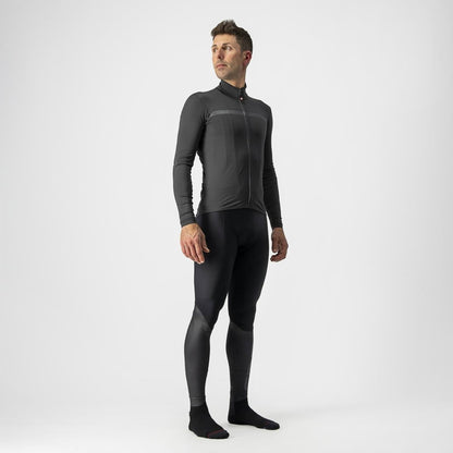 CASTELLI PRO THERMAL MID LS JERSEY DARK GREY