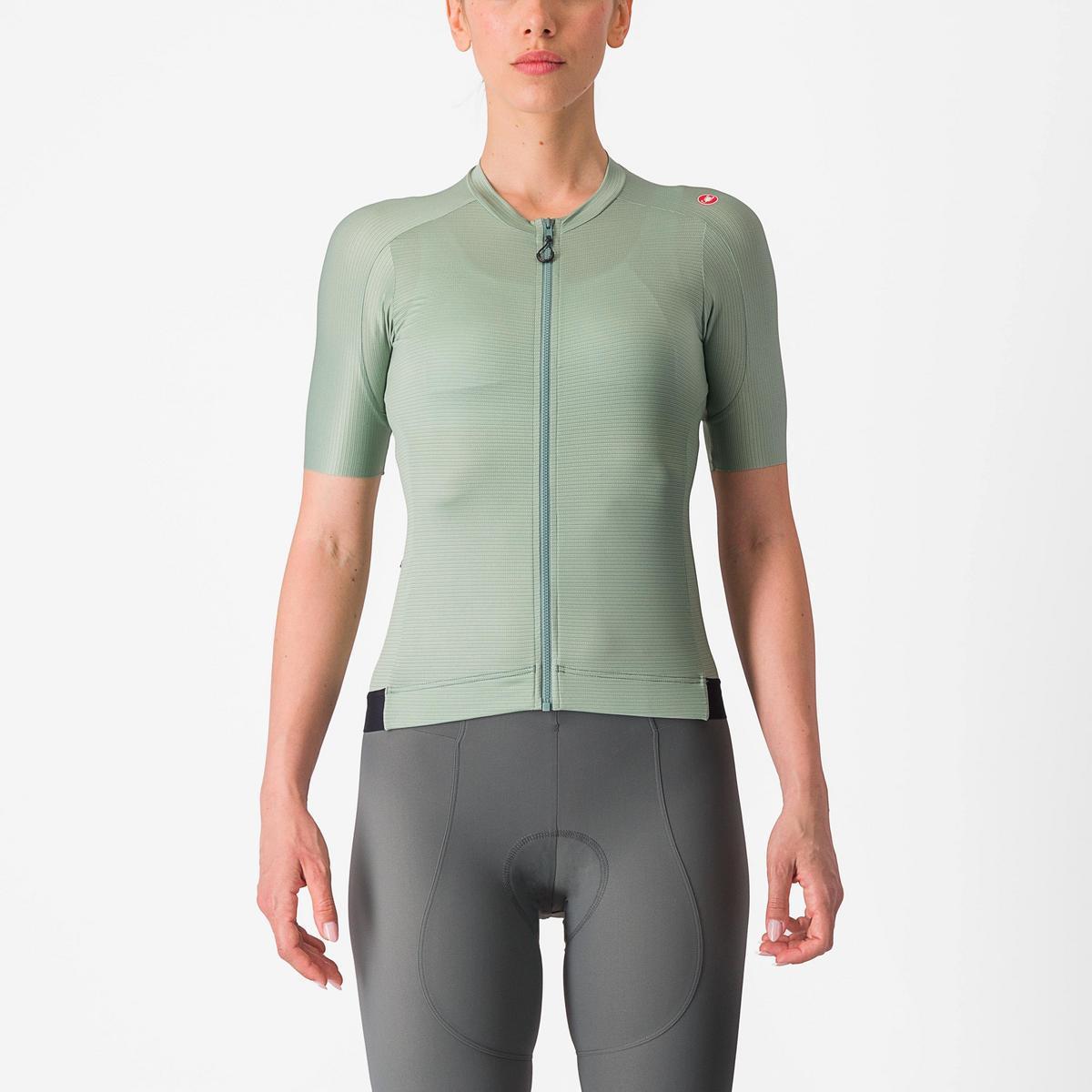CASTELLI ESPRESSO  WOMENS JERSEY DEFENDER GREEN/DEEP GREEN