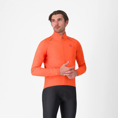 CASTELLI EMERGENCY 3 RAIN JACKET BRILLIANT ORANGE
