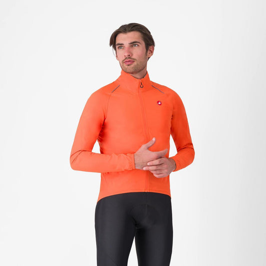 CASTELLI EMERGENCY 3 RAIN JACKET BRILLIANT ORANGE