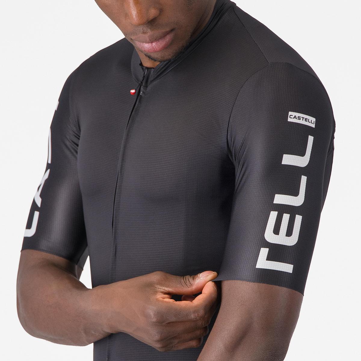 CASTELLI ENTRATA APEX JERSEY BLACK/WHITE