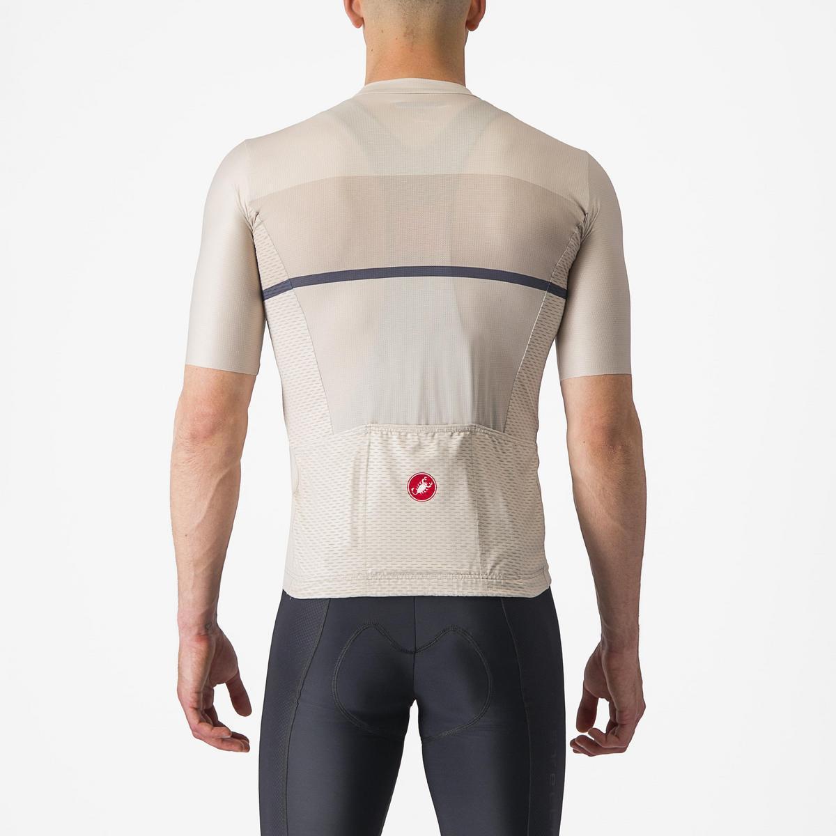 CASTELLI TRADIZIONE JERSEY SILVER MOON/CLAY-TWILIGHT BLUE