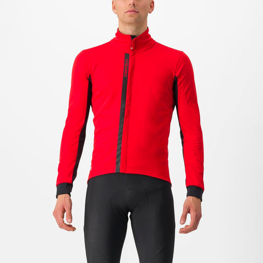 CASTELLI ENTRATA JACKET RED/BLACK LIGHT BLACK