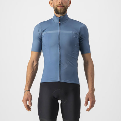 CASTELLI PRO THERMAL MID SS JERSEY STEEL BLUE ***MEDIUM ONLY***