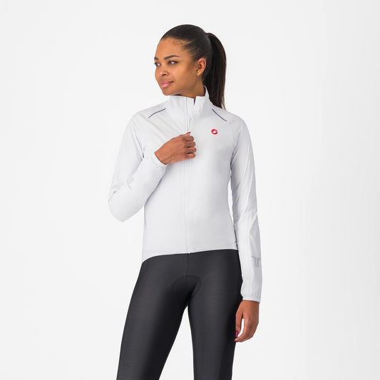 CASTELLI EMERGENCY 3 WOMENS RAIN JACKET WHITE