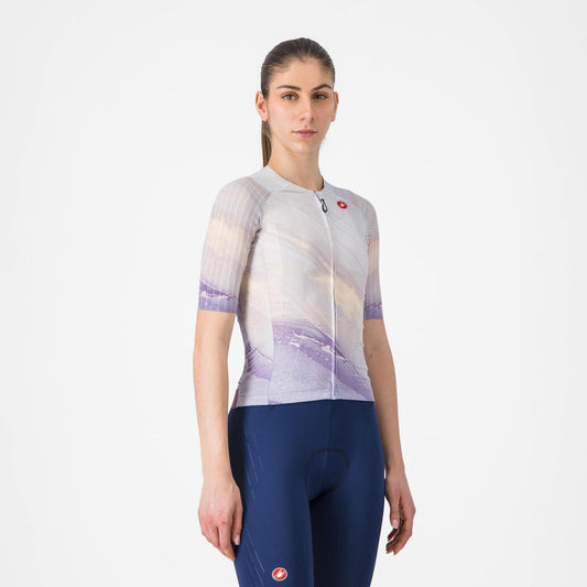 CASTELLI AERO PRO 8S W JERSEY MULTICOLOR PURPLE