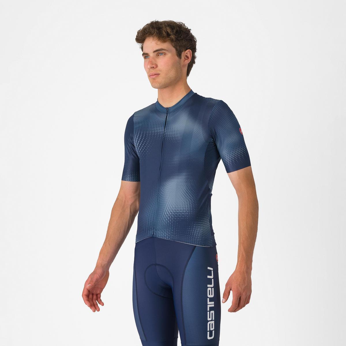 CASTELLI VORTICE JERSEY BELGIAN BLUE/LIGHT STEEL BLUE