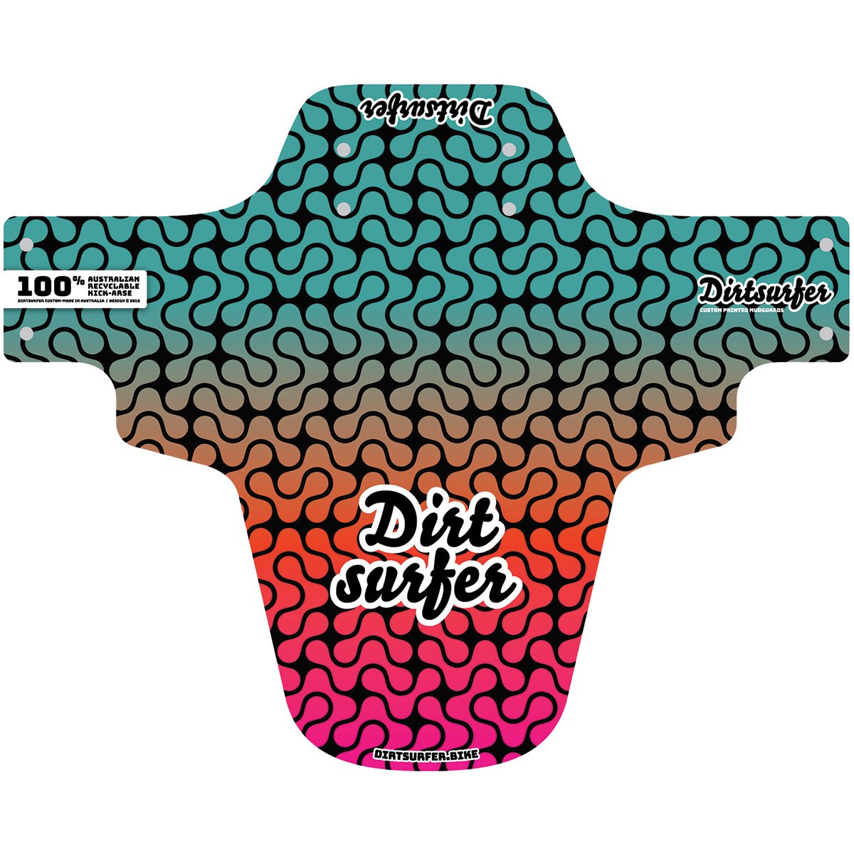 DIRTSURFER MUDGUARD - LAVA LAMP RAMPED