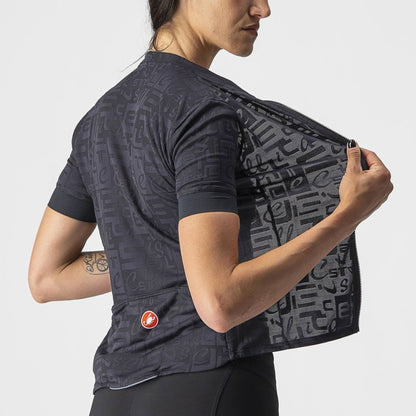 CASTELLI PROMESSA JACQUARD JERSEY LIGHT BLACK