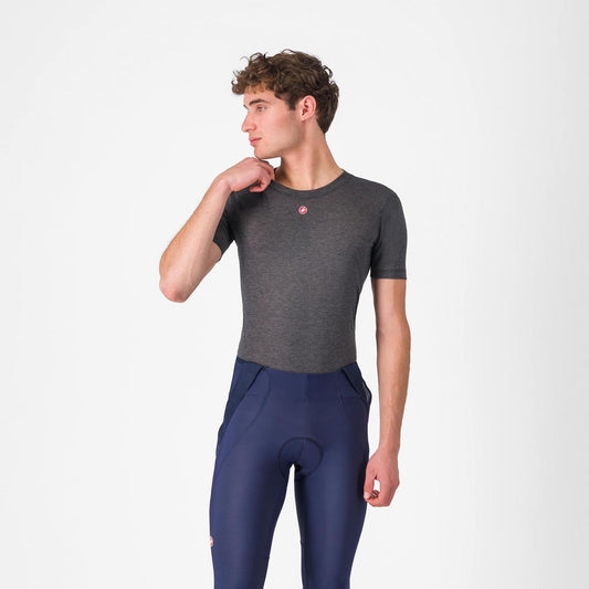 CASTELLI MEDIO BASE LAYER SS MELANGE GRAY
