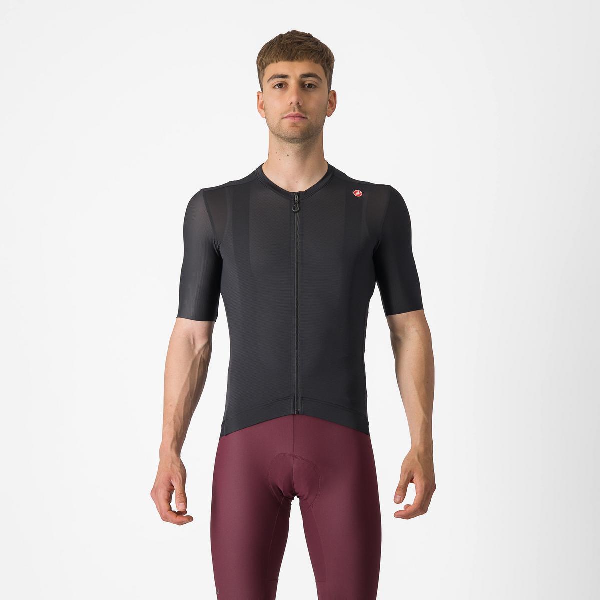 CASTELLI ESPRESSO JERSEY LIGHT BLACK/DARK GRAY